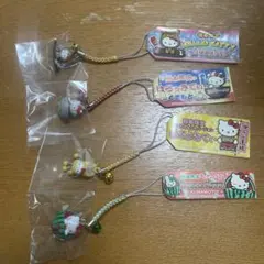 ハローキティ 熊本限定 からしれんこん ラーメン すいか 馬刺し 4点セット根付