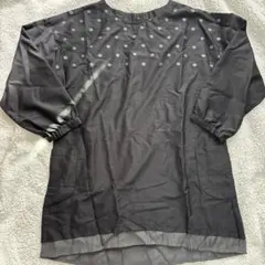 新品未使用　学研すてきな先生モノトーンドット刺繍チュニック