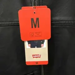 新品のリーバイスのブラックレザージャケットのサムネイル