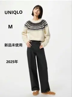 UNIQLO　タックワイドパンツ