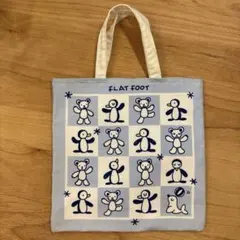 [美品]ファミリア FLAT FOOT ペンギン ミニバッグ レア レトロ