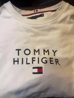 TOMMY HILFIGER ホワイト トレーナー L