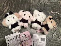 mikko characters BLACK RIBBON マスコット　4種