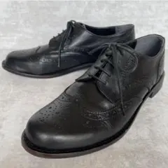 marie louise メダリオン 革靴 黒 ビジネス フォーマル 24.5㎝