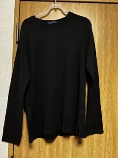 TAKAQ ブラック 長袖カットソー Lサイズのサムネイル