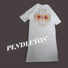 美品✨PENDLETON ペンドルトン カットソー ロング ワンピース 7分袖
