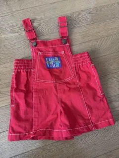 チマジロ　ミコリッド　サロペット　デニム　赤　90 ベビー服　子供服