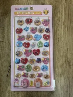 【新品】たまごっち3Dステッカー　ボンボンドロップシール　ぷくぷく　めめっち