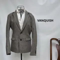 8003チェック柄 テーラードジャケット　VANQUISH