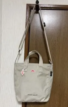 DANTON⭐︎PONT-NEUF ショルダーバッグ ベージュ　ダントン