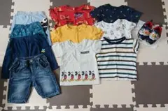 こども服　夏物 Tシャツ ズボン 靴 まとめ売り