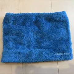 montbell モンベル　フリースネックウォーマー　ブルー