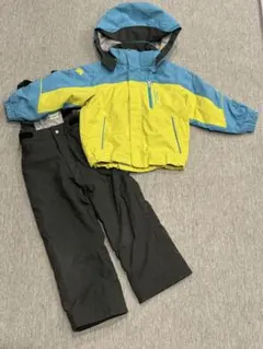 ⚫︎専用です美品⭐︎DESCENTE⭐︎110 デサントスキーウェア上下セット黄色水色