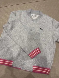 LACOSTE 裏起毛グレー ジャケット 8サイズ