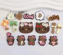 ハワイ限定 日焼け ガングロ キティ 花飾り レイ 2001 タグ付き サンリオ ハワイ限定 日焼け ガングロ キティ 花飾り レイ 2001 タグ付き