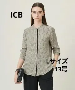 ICB BackSatinブラウス 23区自由区 イエナ アドーア ドゥロワーのサムネイル