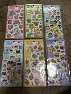 正規品　平成はっぴーフォンステッカーズ たまごっち コンプリート 6種セット