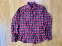 US直輸入！キッズネルシャツ　XL 150サイズ　アメリカ古着　GAP 赤