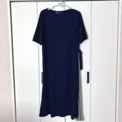 Milk Tea サイドプリーツ ワンピース 半袖 マタニティ 産前産後 授乳口