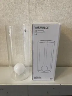 新品　IKEA イケア VARMBLIXT フラワーベース ガラス 花瓶のサムネイル