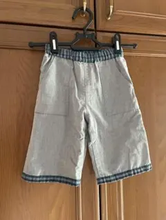 【美品】familiarファミリア リバーシブル　ハーフパンツ100