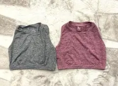 JAZZERCISEジャザサイズクロップトップ 2枚セットMサイズ