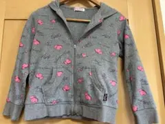 Mezzo Piano ハート柄パーカー 140