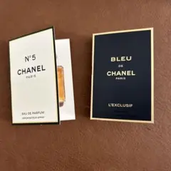 No.5 & BLEU DE CHANEL 香水とギフトボックスセット
