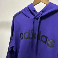10/18までの掲載　adidas アディダス パーカー パープル　プルオーバー
