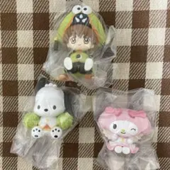 カードキャプターさくら×サンリオ マスコット3 小狼 マイメロディ ポチャッコ