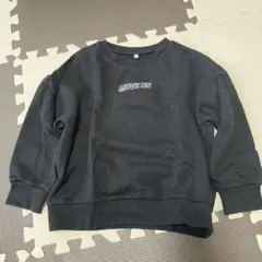 GU MOVE ON ブラック トレーナー