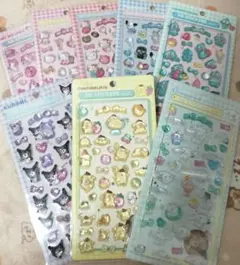 ボンボンドロップシール　 ハンギョドン ポムポムプリン シナモロール