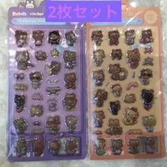 キティちゃん　立体シール　2枚セット
