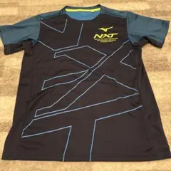 Mizuno NXT スポーツTシャツ ネイビー/ブルー Mサイズ