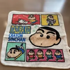 レア レトロ 当時物 クレヨンしんちゃん ハンカチ 昭和 - メルカリ