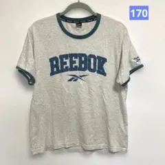Reebok ロゴプリント Tシャツ グレー 170 cm
