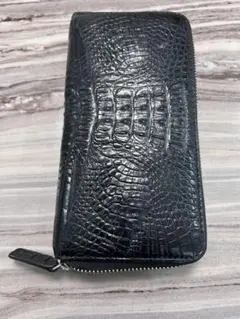 定価約5万円】 金運UP クロコダイル 長財布 ブラック - メルカリ