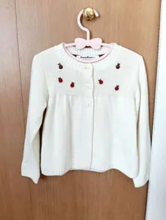 現行品 ファミリア familiar カーディガン ニット フォーマル 100