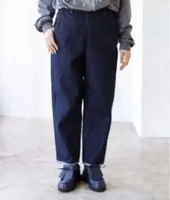 dahlia(日本製)テーパードデニム