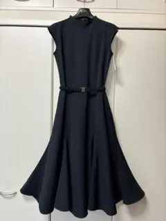 FOXEY フォクシー ワンピース 36980 黒 ベルト付 38上品フォーマル FOXEY フォクシー ワンピース 36980 黒 ベルト付 38上品フォーマル