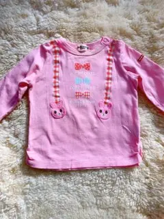 【ホットビスケッツ】ロンT Tシャツ＊80センチ＊綿１００%