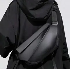 残り1点⚠️ZARAジャンル 海外ブランド メンズ高品質 多機能ボディバッグ 黒