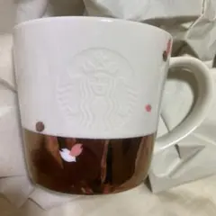 スタバ＊オンライン限定＊さくら2017マグゴールド355ml