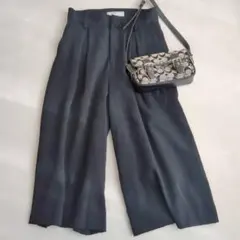 ロペピクニック◇タックワイドパンツ フレア オフィスカジュアル 36