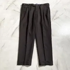 A19729 美品 PT01 ジェントルマンFIT 2タックスラックス 茶50のサムネイル