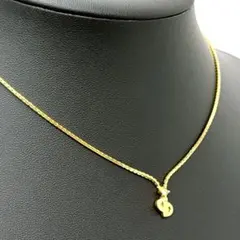 Christian Dior CDロゴ ストーン スパイラルチェーンネックレス