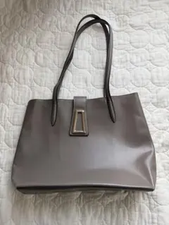 ZARA グレー トートバッグ 内ポケット付き