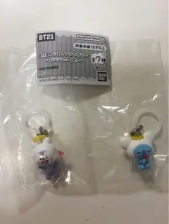 【新品未開封】BT21 めじるしアクセサリー　ガチャ　エンジェル　2点