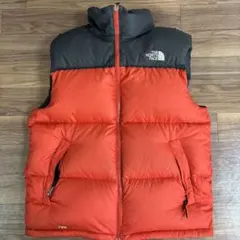 THE NORTH FACE ダウンベスト オレンジ・黒　4