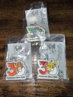 【本日発送可能】　ポケモン　30周年　メタルチャーム